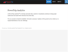 Tablet Screenshot of powertripanalytics.com